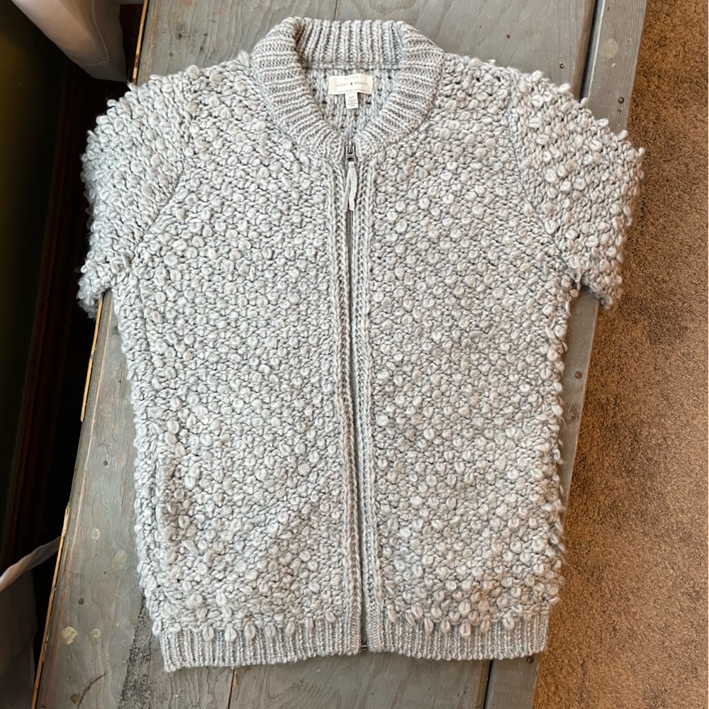 Lucky Brand zip up sweater | size small - Picture 2 of 5